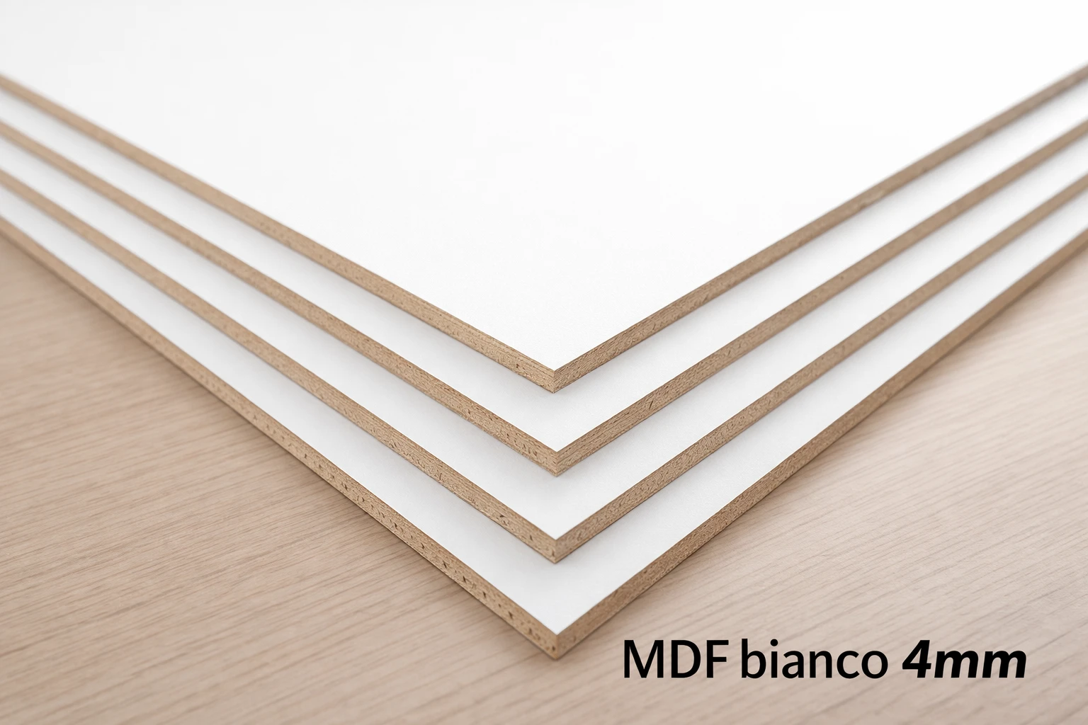 Mdf bianco 4mm